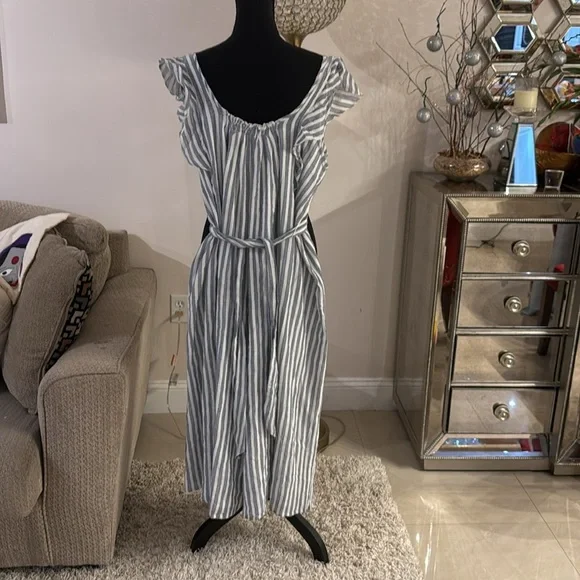 Apiece Apart Highland Jumpsuit Size 6 Women's Casual Striped One Piece